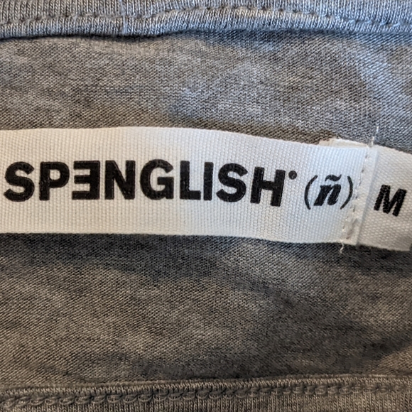 Spenglish Oversized Workout Top with Back Cutout - Size Small - Picture 6 of 9